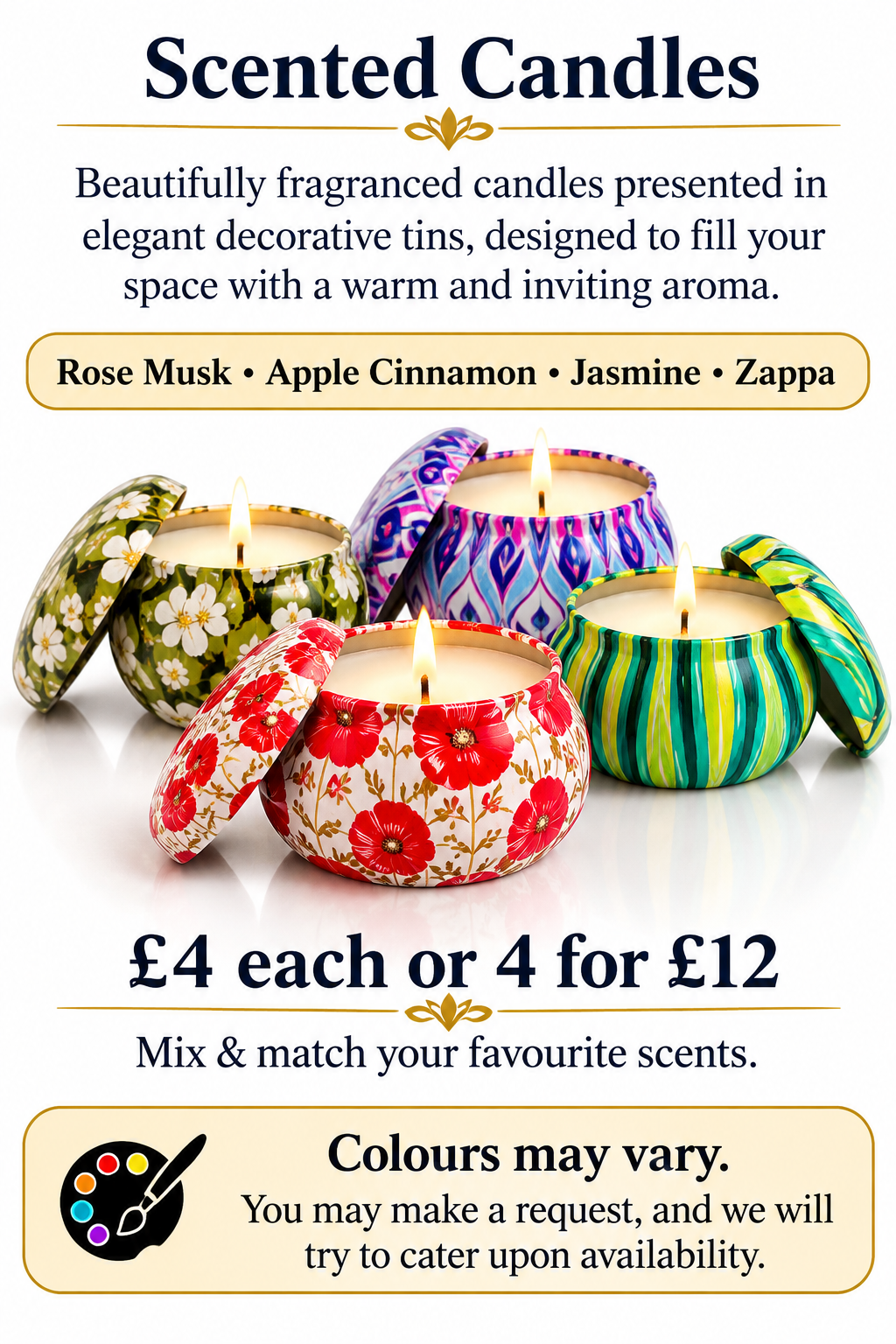 Candles Scented