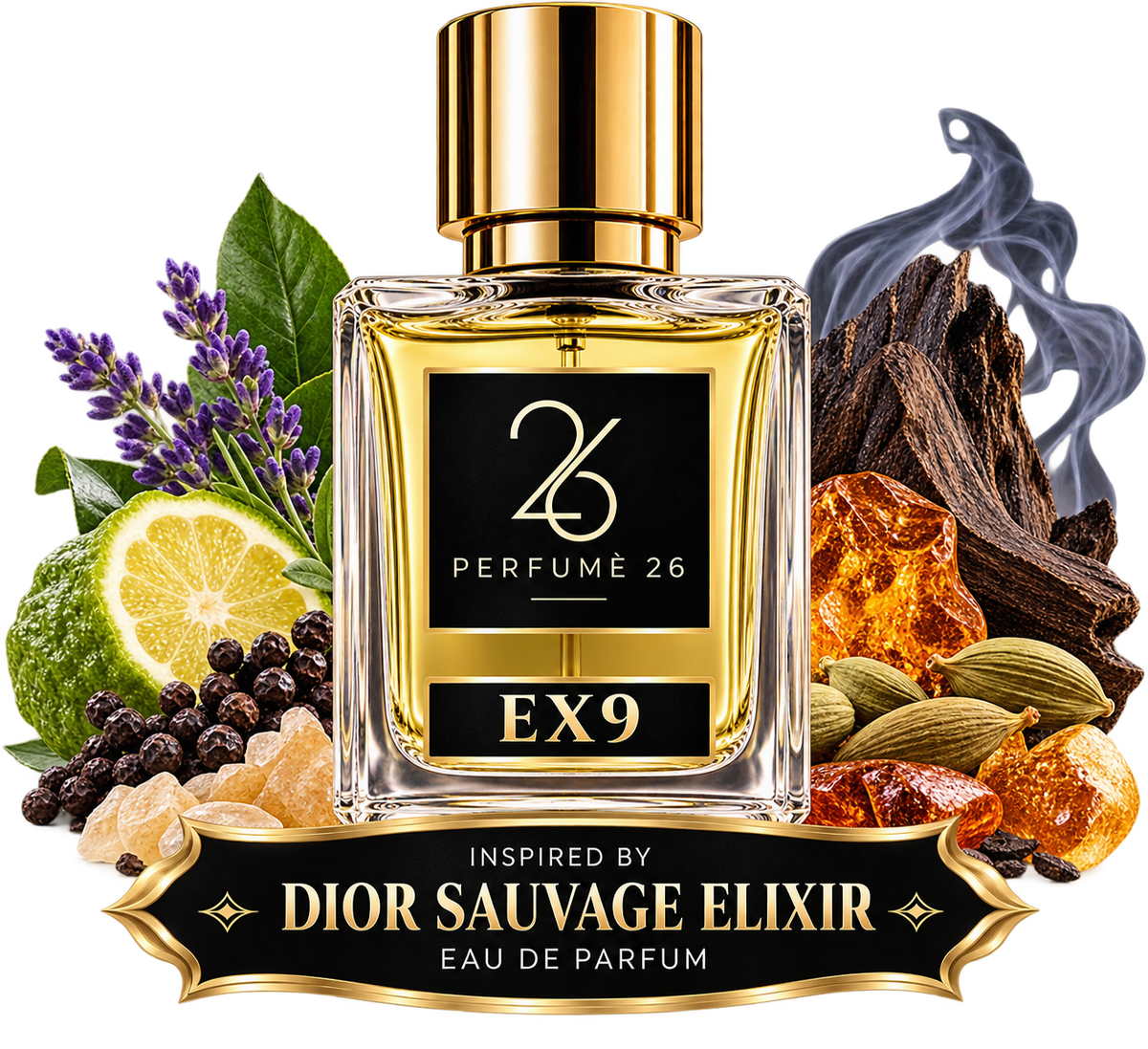 EX9                            Inspired by Dior Sauvage Elixir