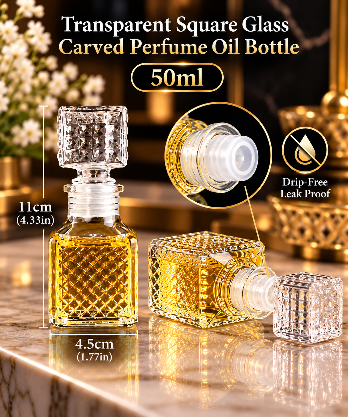 Mini Glass Bottle 50ml