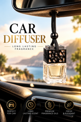 Luxury Crystal Glass Hanging Diffuser, 8ml